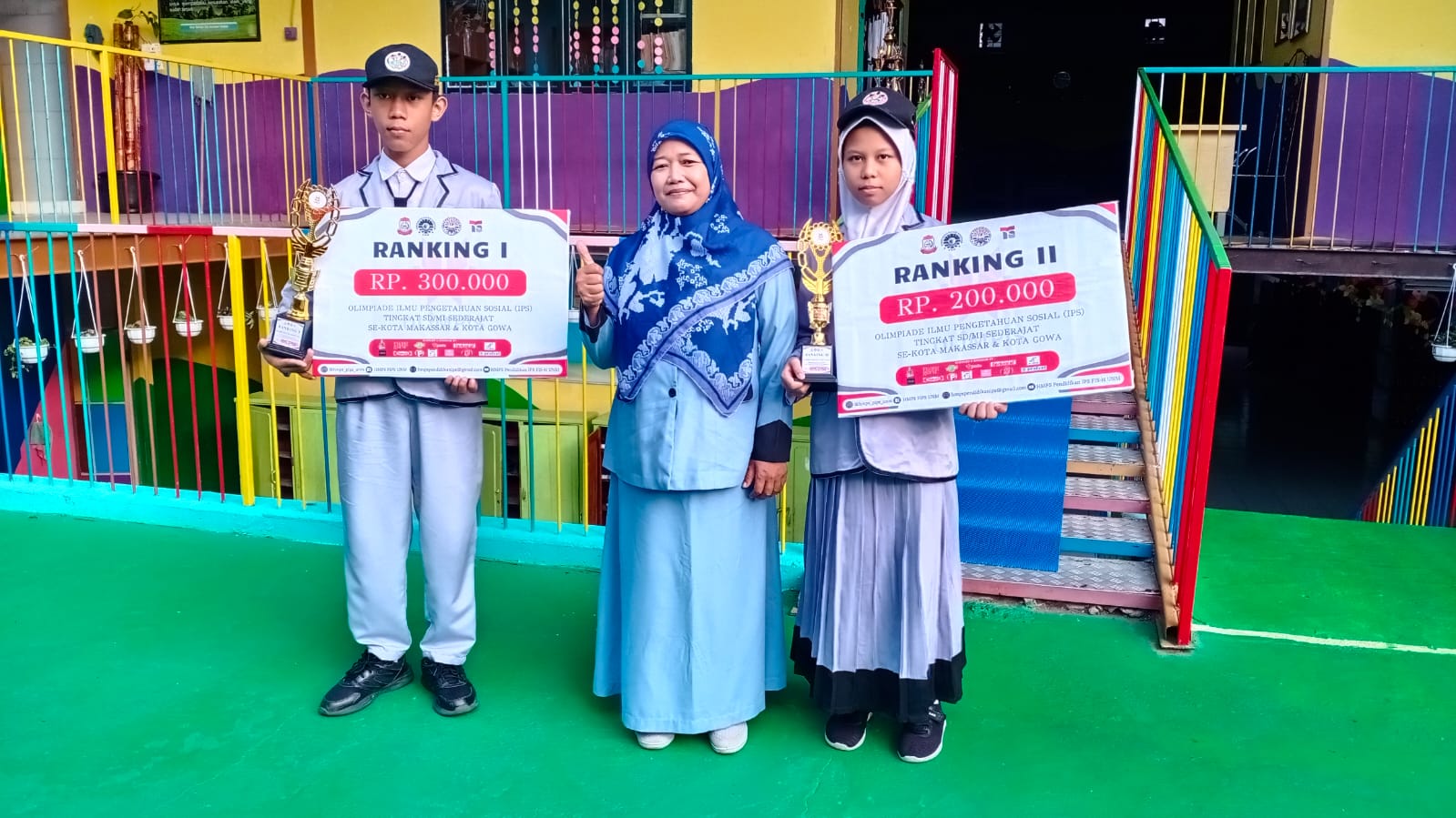 Rangking 1 & 2 Olimpiade Ilmu Pengetahuan Sosial tingkat Kota Makassar